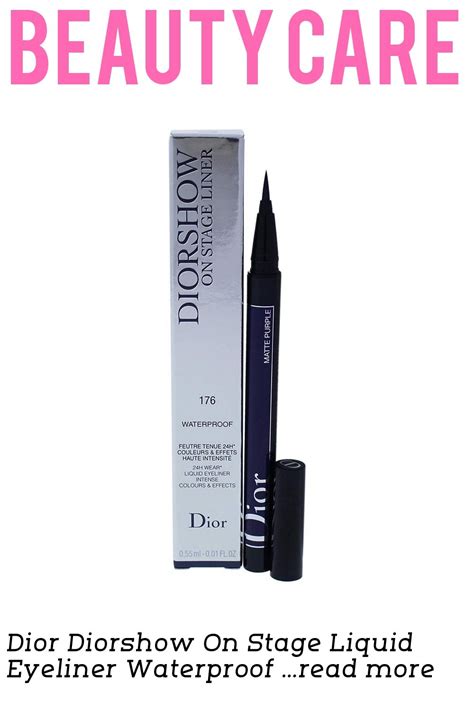 dior liquid eye liner|dior waterproof liquid eyeliner.